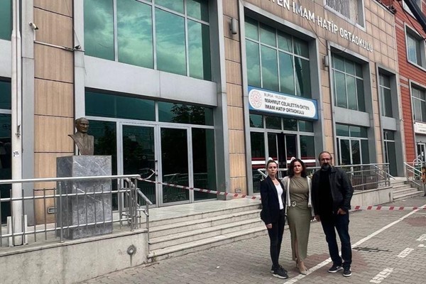 Kadın müdür yardımcısına destek ziyareti